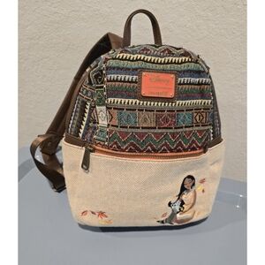 Loungefly Woven Pocahontas Mini Backpack
